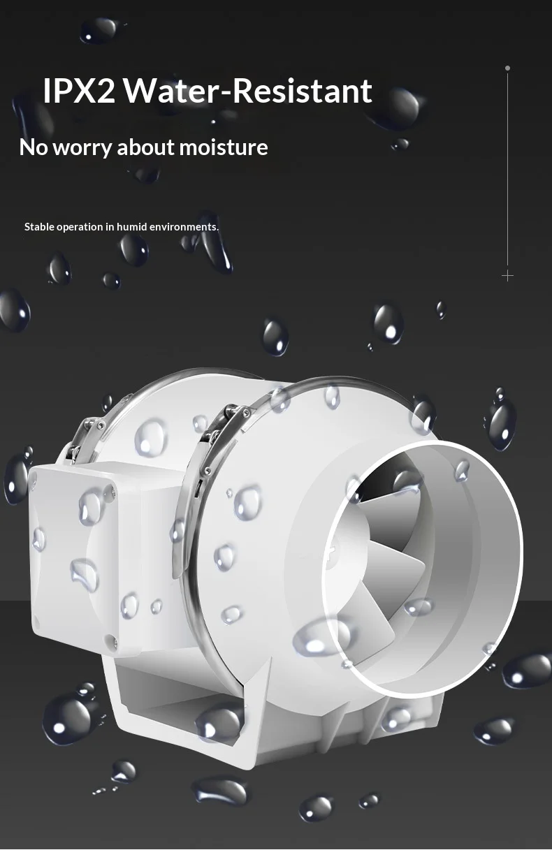 Mixed Flow Duct Extractor, HVAC, Centrifugal - detail 2