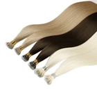 Machine Hair Customization Available Double Drawn Remy Machine Weft Russian Nano Tip Hair Extension Wholesale