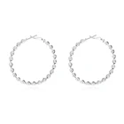Piercing Jewelry Plated Silver Circle Unique Shaped Piercing Earring For Women Sterling Silver Earring Jewelry