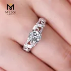 14k 14k Moissanite Wedding Ring Engagement Jewelry 14k White Gold Rings For Women