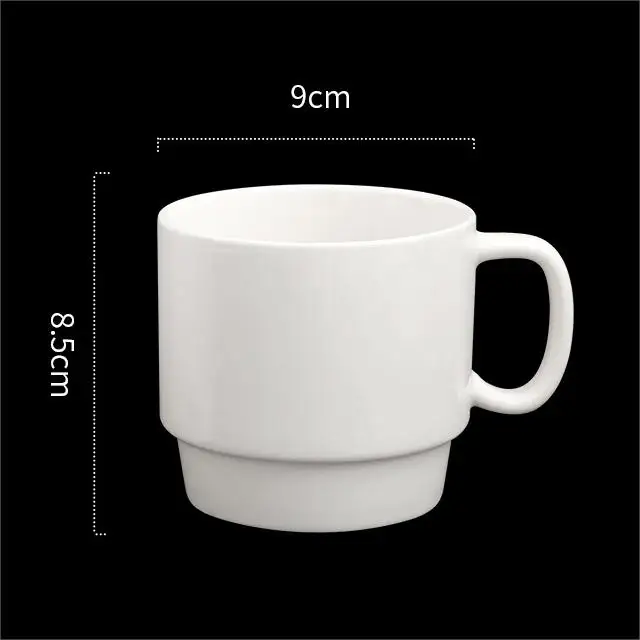 Customized Ceramic Mugs wholesale household milk cup customized logo ceramic coffee mug with handle