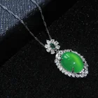 Jade Pendant High Quailty Vintage Chalcedony Jade Necklace Handmade Pure Original Jade Pendant