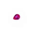 Zuanhui Gems Ruby Red 7*9 Mm 5# Ruby Synthetic Lab Pear Cut Shape Corundum Beads Gemstones For Making Jewelry