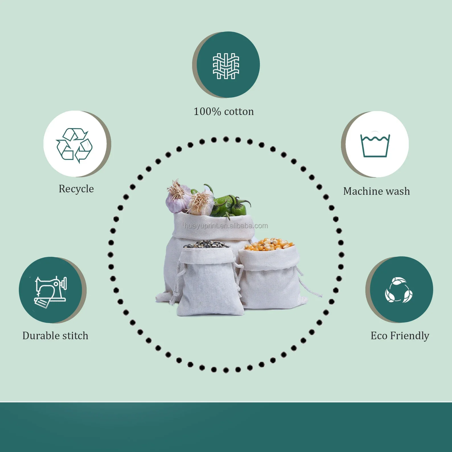 Wholesale Biodegradable Jute Bag Custom Print Linen Bags Cotton Linen Jewelry Gift Sack Soap Packaging Drawstring Jute Pouch supplier