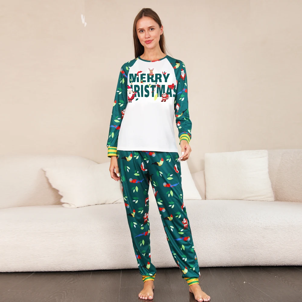 Merry Christmas pajamas pajama pyjamas matching family Christmas pajamas