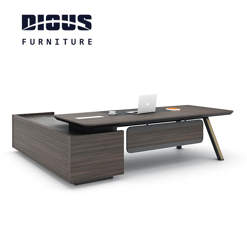 Dious modern cheap office desk side table wood computer desk