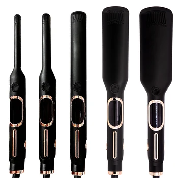 Quality Customized 500f High Temperature Hair Straightener Mch Fast Heating 5 Size Available Titanium Hair Flat Irons