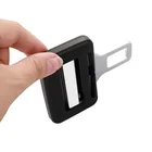 Interior Clip Carbon Fiber High Quality Alarm Stopper Clip Car Seat Belt Buckle For All Auto Cars Truck Suv