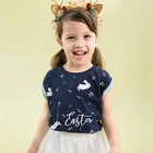 Clothing Wholesale Best Quality Girls Clothing Kids Cotton Sleeveless T Shirt With Cartoon Printing