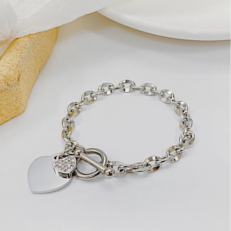 Buteee Fashion Silver Plated Heart 