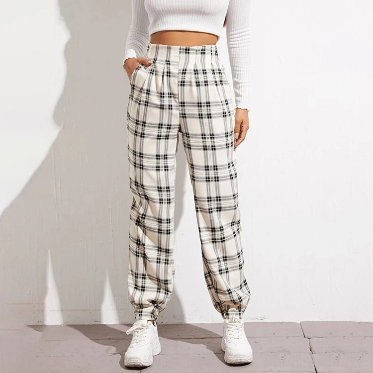 vintage checkered pants