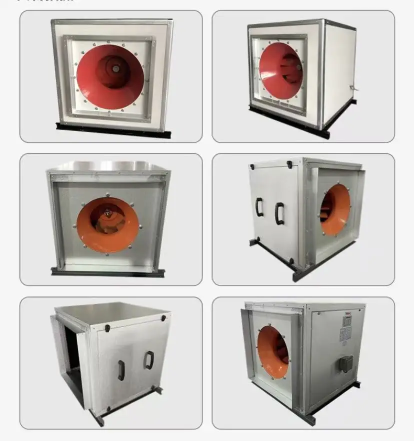 Inline Duct Fan, Centrifugal, HVAC - detail 12