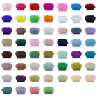53 Colors Stock 10-15cm Ostrich Feathers Lace Fabric Ribbon Plumes Ostrich Feather Fringe Trims for Costumes Sewing Crafts