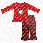 Special Santa Applique Toddler Boys Christmas Romper Knit Cotton Boys Winter Romper