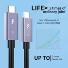 Silver Pd Dataroad Custom Silver Type-C PD 100W Fast Charging Cable Data Notebook Type C To Thunderbolt 3 Cable