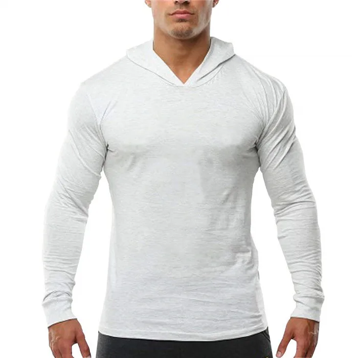 Custom Muscle Bodybuilding Pullover Hoodie For Men Soft Slim Fit Tri
