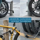 Chain Lock Chain Lock Heavy Duty Steel Portable Chain Universal Folding Bicycle Lock Anti-Theft Bike Password Lock