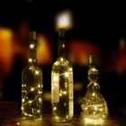 Decoration Led Solar Light Romantic Decoration Led Copper Wire Solar Bottle Cork Light