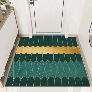 Manufacturer Supply Kitchen Floor Mat Anti Slip Waterproof And Oil Resistant Household Foot Mat Household Leather Carpet