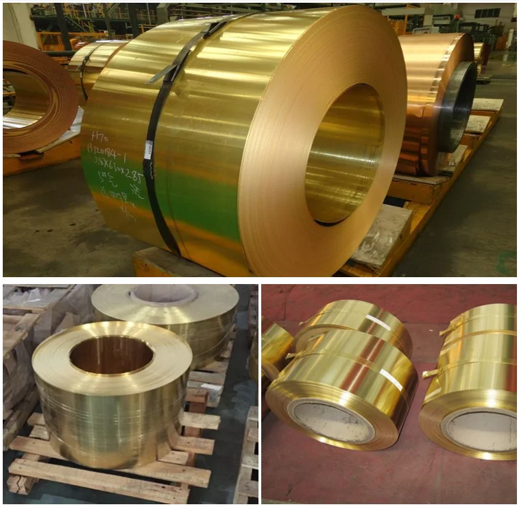 Thin Brass Strip Thickness Mm Copper Sheet Gold Film Brass