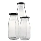 Bottle Stopper 500ml 1000ml 1 Liter Glass Milk Bottle With Screw Stopper