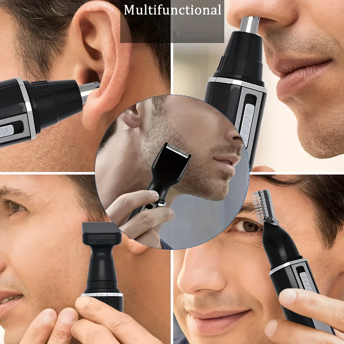 Men's Portable Electric Four-in-One Hair Clipper Set Multi-Functional New Design for Home Car & RV Nose Hair Trimmer factory