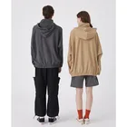 Professional Autumn Winter Long Sleeve Casual Custom A Quarter Zipper Woven Hoodie Unisex