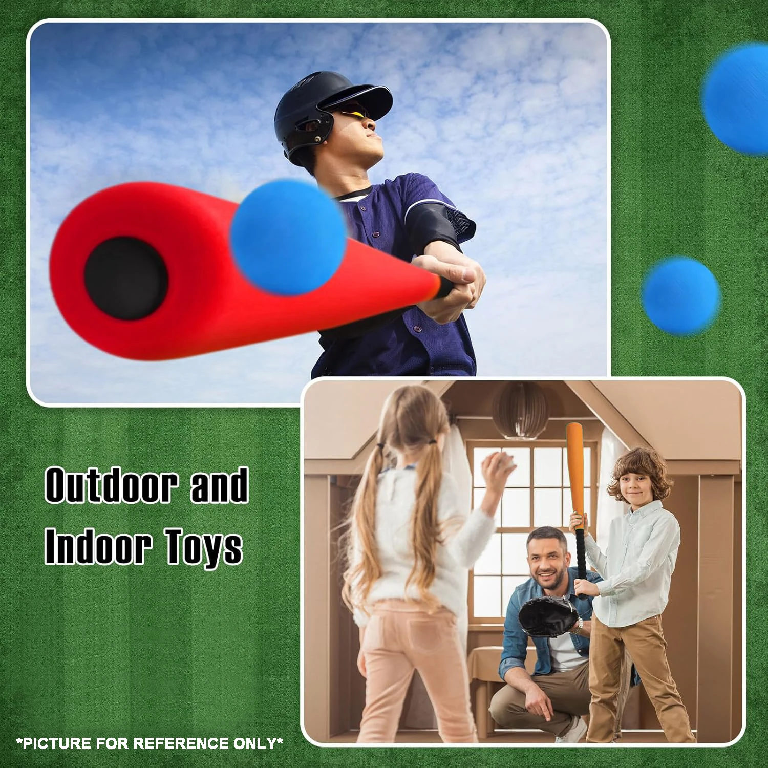 product foam baseball bat ball set for children soft toss training safe sports game for backyard indoor outdoor school 21 24 inch-3