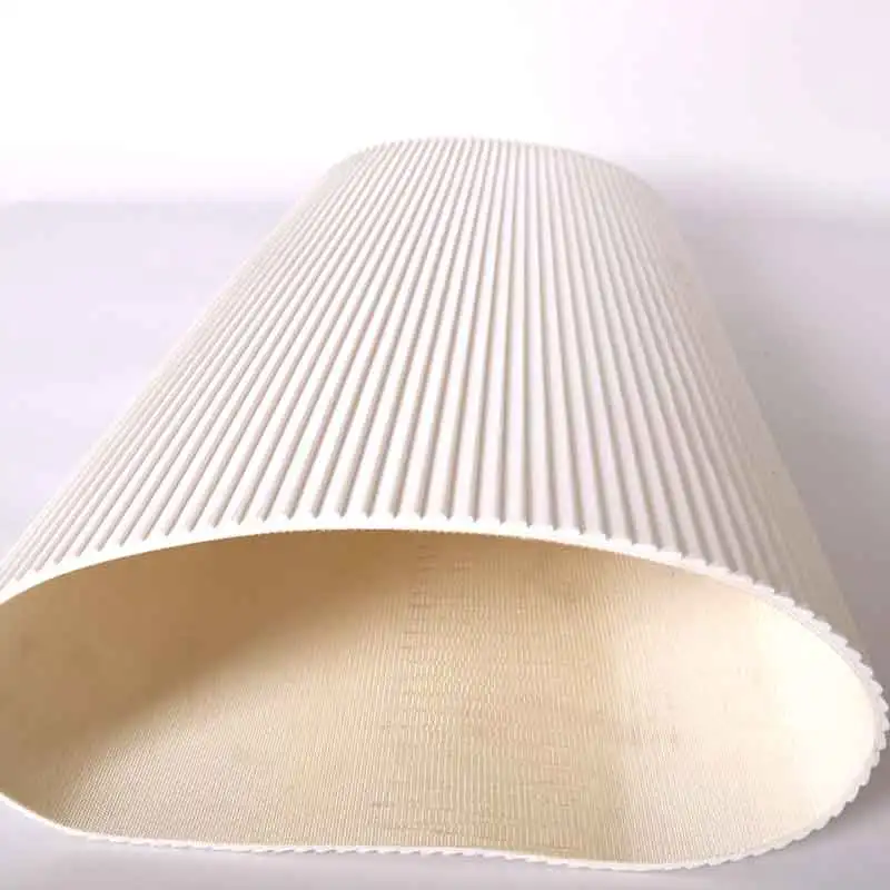 white pvc conveyor belt