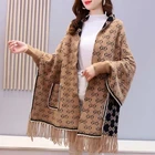 Cashmere Scarfs 0.7kg New Thickened Brand Thermal Long Blanket Shawl Imitation Cashmere Tassel Scarfs For Women Winter