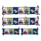Blue Bedding Sets Blue Crib Bedding Sets For Boys 7 Piece Travel Car And Airplane For Baby