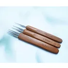 10-PCS Bamboo Crochet Needle Hooks.100% Natural Bamboo Handle Tool Making Dreadlock Braiding Hair.