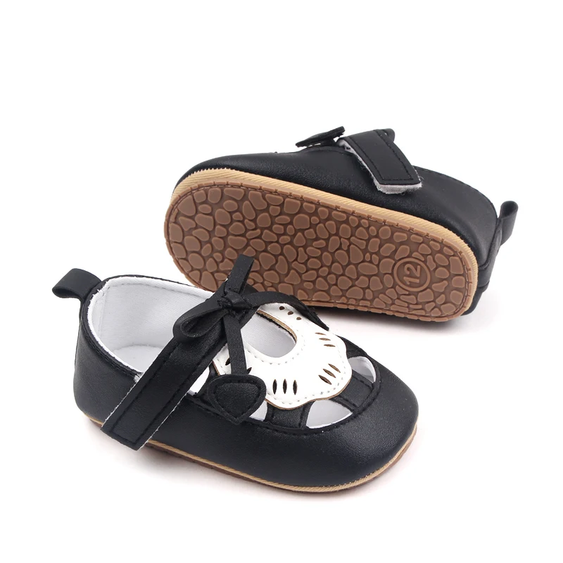 Hollowed-out Bow love Toe Toddler Shoes Summer Baby Shoes Casual Sandals for Girls manufacture
