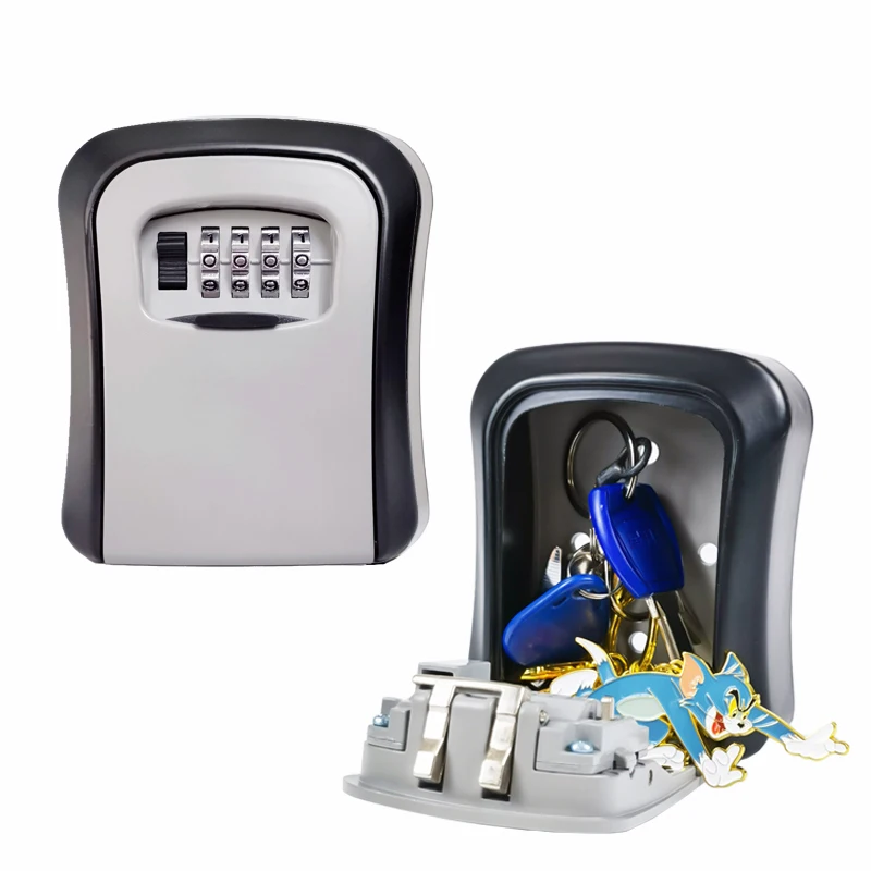 Outdoor Wall Mounted Security Keyless 4 Digital Combination Key Safe