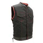 New Men's Casual Motorbike Vest/ Motorcycle Cowhide Leather Waistcoat Vest
