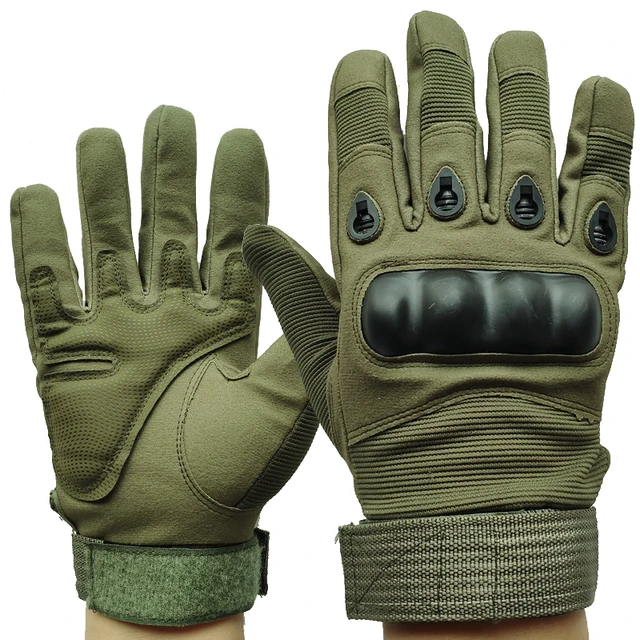 Wholesale Long Finger Hard Shell Protective Shooting Training Outdoor Motorcycle Tactical Gloves