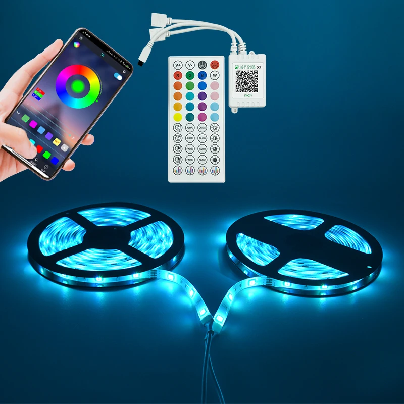 Stun wiel Normaal Wholesales App Control New Led Strip Rope Light 5 10 15 Meter Led Flexible  Strip Addressable Rgb Led Strip Tape For Decoration - Buy Rgb Led Strip  Tape For Decoration,Led Strip Light,Led