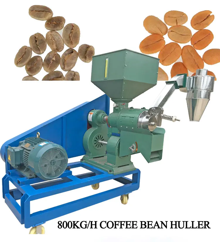 Professional Coffee Hulling Machine for Farms Commercial Dry Coffee Bean Huller factory