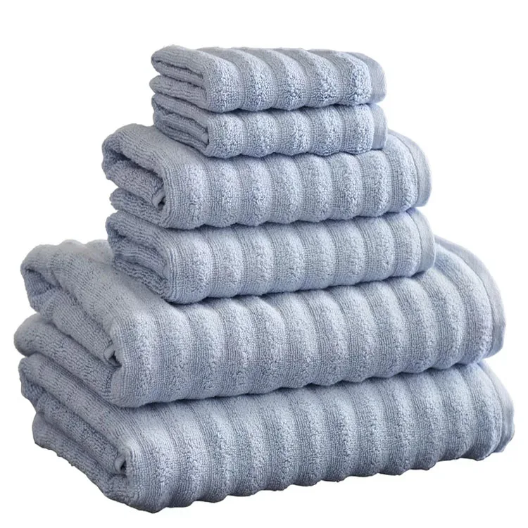 white hotel jacquard bath towel custom cotton embossed towel set luxury spa towel