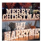 Product Wedding Hot Sale New Product A-Z Alphabet Standing Night Lamp For Wedding Home Party Decoration