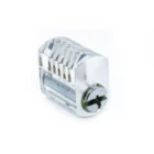 Lock Lock Locks Locksmith Tools Transparent Practice Cylinder Lock Picking Clear 1/2 Standard Cylinder