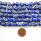 Natural Gemstone Wholesale And Retail Smooth Nugget Beads Freeform Unshaped Tumble Lapis Lazuli Beads