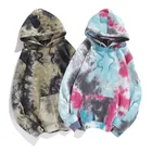 Tie Dye Tie Dye Hoodie High Quality Custom Logo 100% Cotton Oversized Men's Tie Dye Hoodies