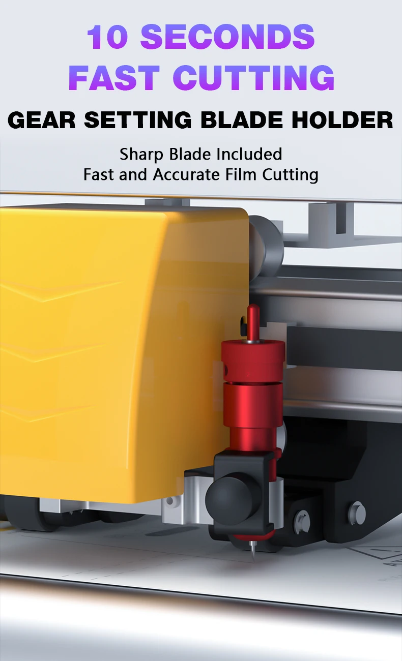 MECHANIC 16inch E360 Max/12inch E360 Intelligent Film Cutter Machine Unlimited Time for All Hydrogel Film Cutting