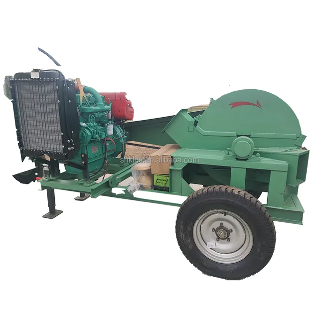 CRONUS Customized Mobile Power Motor and Diesel Engine Wood Chipper Cutter 3-10 TPH New Condition