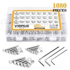 Screws Set Best Seller Amazon 1080pcs Hex Socket Head Silver Screws Driver Set Stainless Steel Screws And Nuts