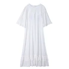 Gown Evening Wholesale Custom Sexy Nighty Design Cotton Embroidered Lady Sexy Night Gown Evening Dress