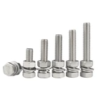 Titanium Bolt Steel Titaniumbolt Fastener Supplier Titanium Hex Bolt With Nuts