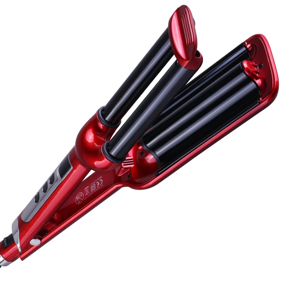 New Wave Artist Long Hair Deep Waves 3 Barrel Hair Waver Professional Salon  Fashion Hair Curler Wholesale - Buy Wave Artist Long Hair  Curler,Professional 3 Barrel Hair Waver,Salon Fashion Hair Curler Wholesale