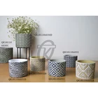 Cheap Price Round Clay Fiber Cement Flower Pot For Plant